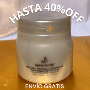 Máscara Corporal ultra absorbente y drenante 250gr (Solo para clientas que ya tengan Masajeador Synerbody)