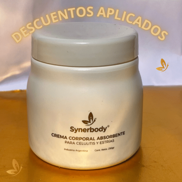 Crema Sinérgica Corporal 250gr (Solo para clientas que ya tengan Masajeador Synerbody)