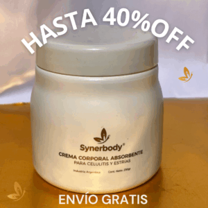 Crema Sinérgica Corporal 250gr (Solo para clientas que ya tengan Masajeador Synerbody)