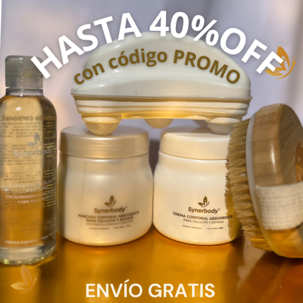 Kit Diamond para celulitis / estrías / redensificación corporal. Completo