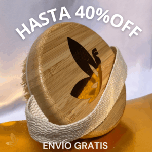 Cepillo de cerdas de bambú para cepillado en seco (Complemento potenciador del Tratamiento)
